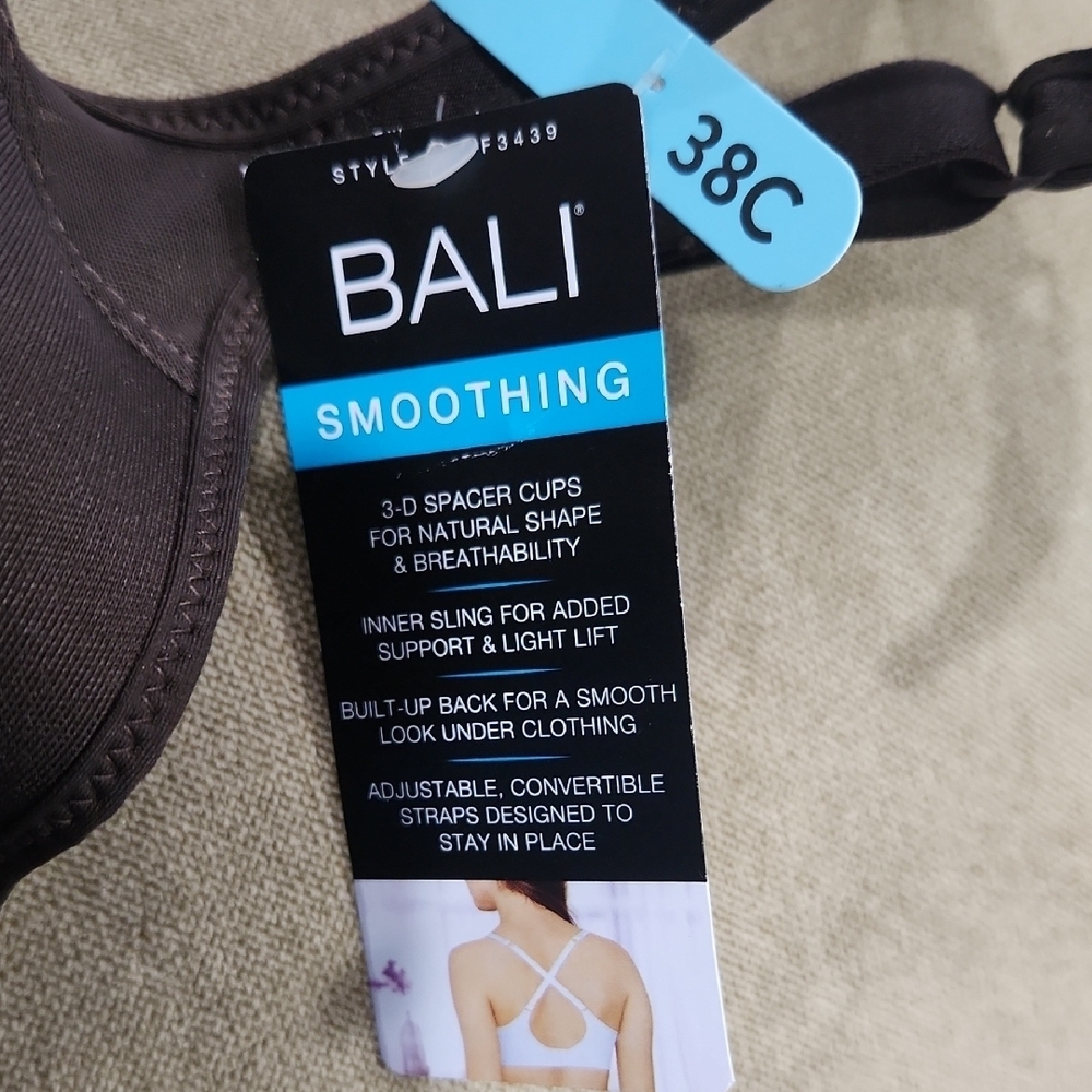 Bali Brown Full-Coverage Underwire Bra - Picture 5 of 6